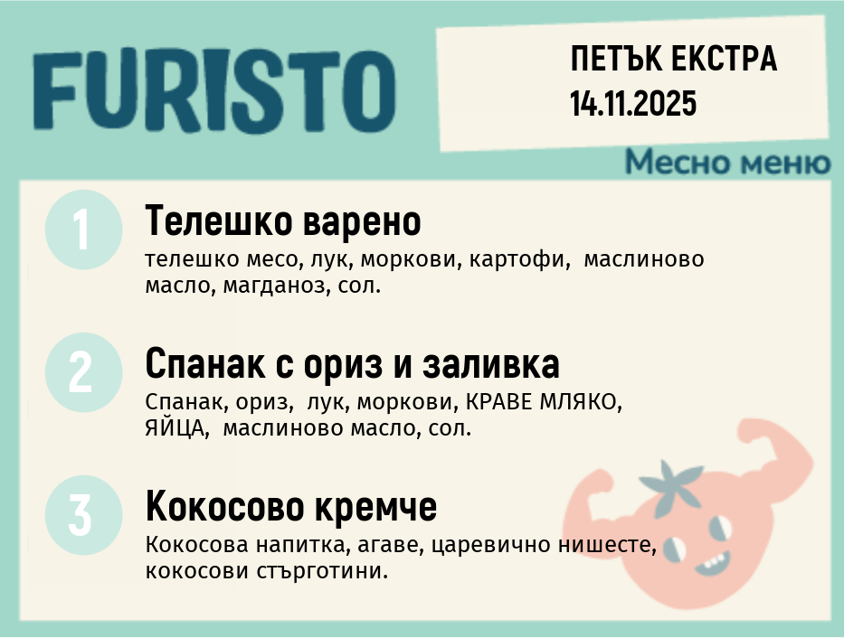 Меню 14.11 Екстра месно 200гр.