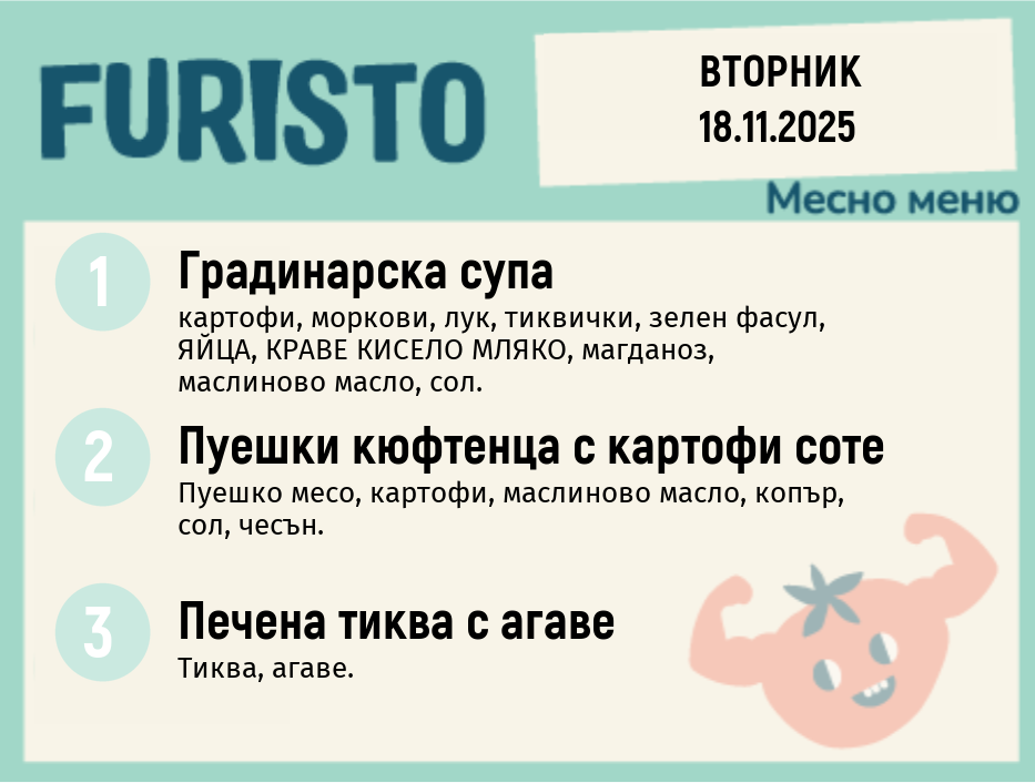 Меню 18.11 месно 200гр.