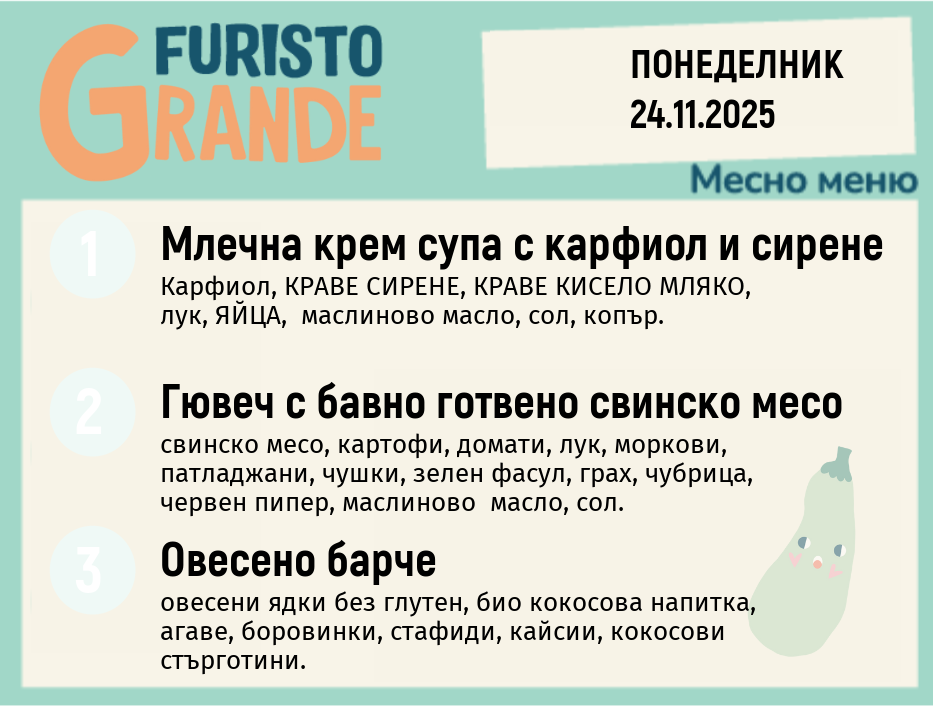 Меню 24.11 месно 300гр.