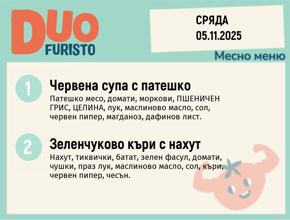 Меню 05.11 DUO 200гр.