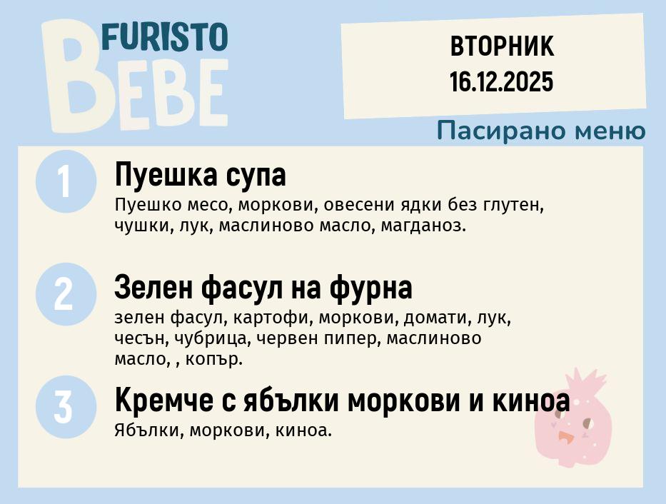 Меню 16.12 Bebe 200гр.