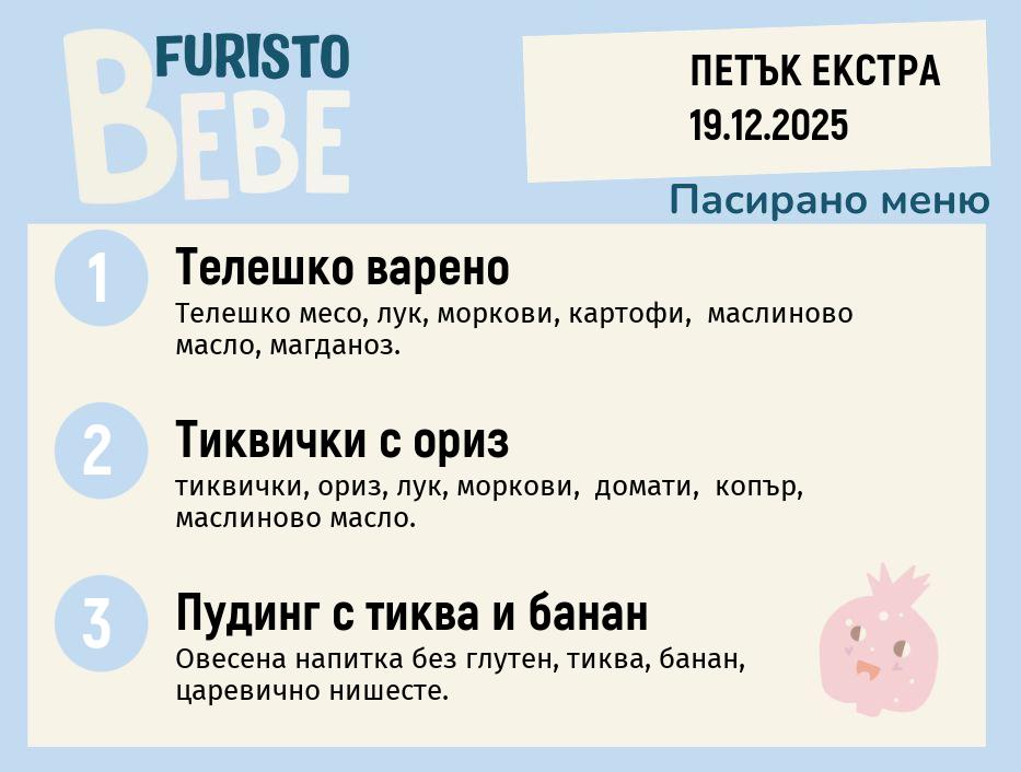 Меню 19.12 Екстра Bebe 200гр.
