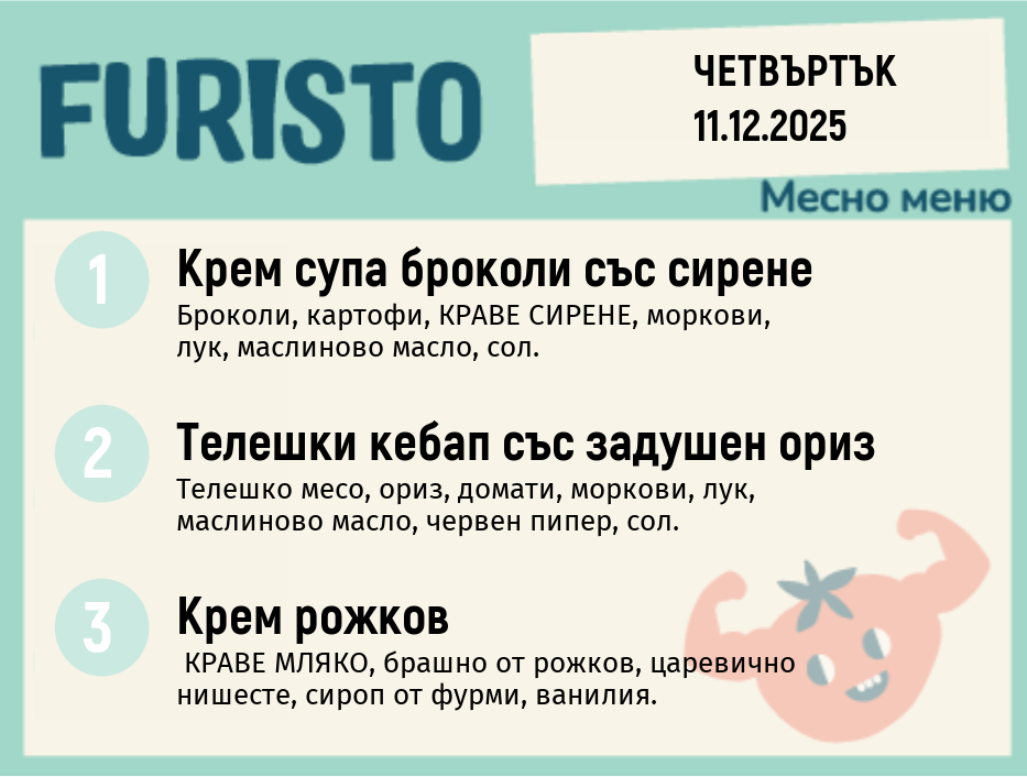 Меню 11.12 месно 200гр.