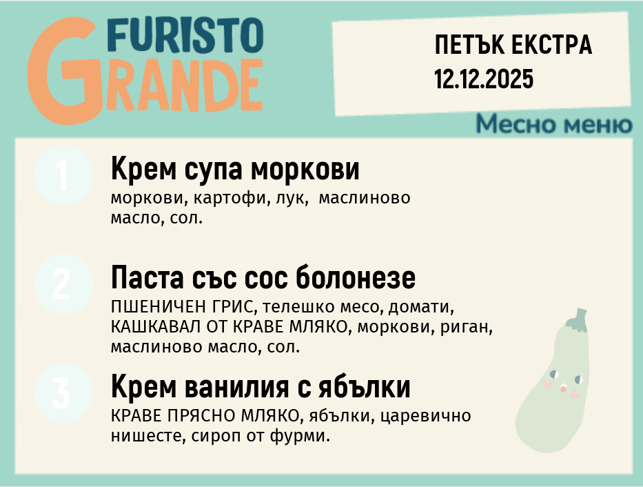 Меню 12.12 Екстра месно 300гр.