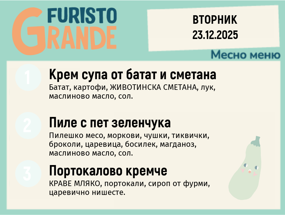 Меню 23.12 месно 300гр.