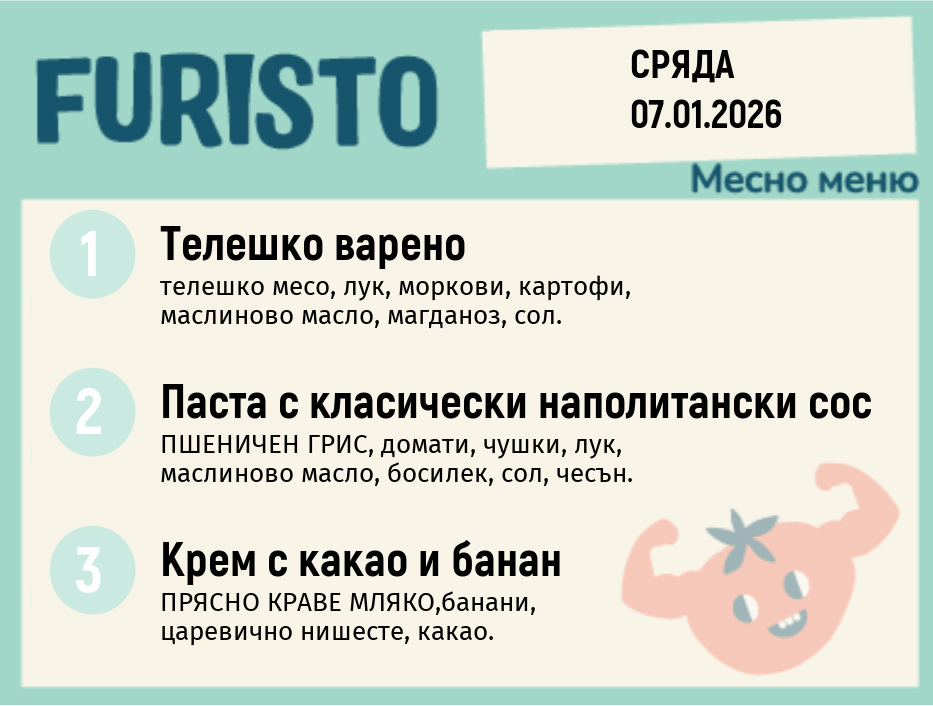 Меню 07.01 месно 200гр. 