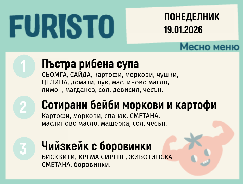 Меню 19.01 месно 200гр.