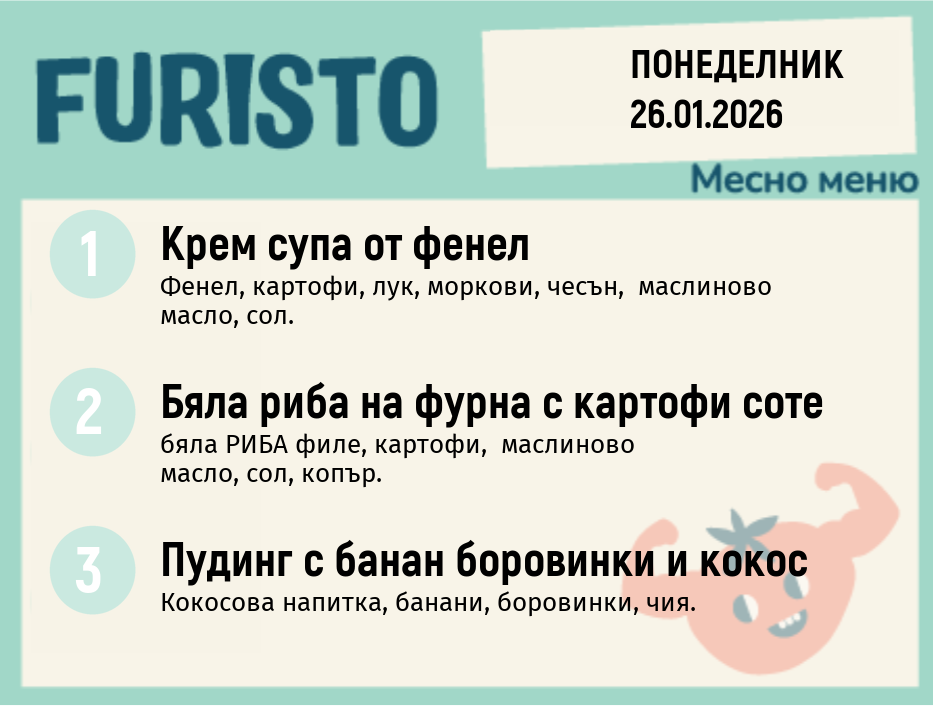 Меню 26.01 месно 200гр.