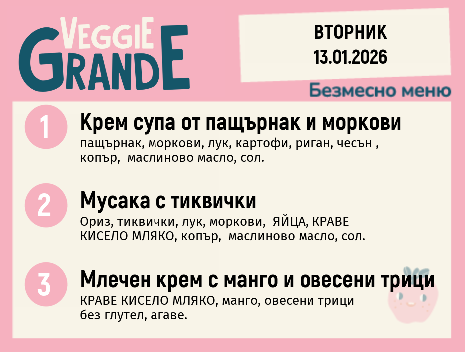 Меню 13.01 безмесно  300гр.