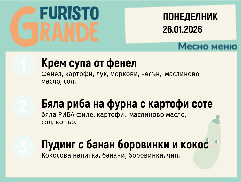 Меню 26.01 месно 300гр.