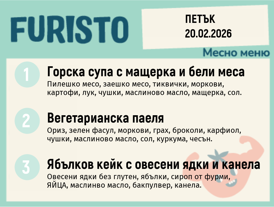 Меню 20.02 месно 200гр.