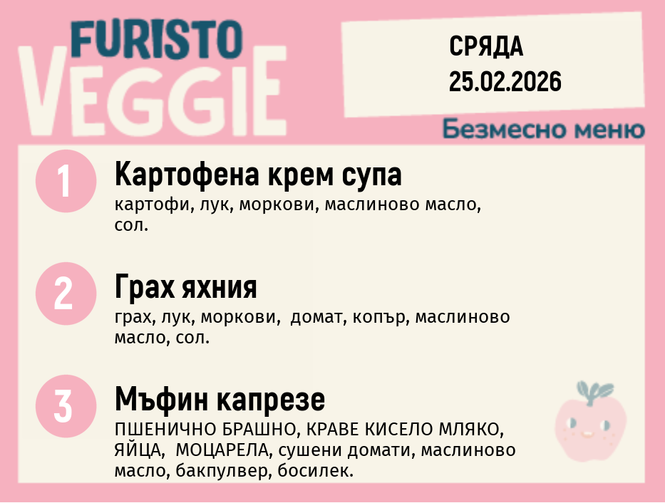 Меню 25.02 безмесно 200гр.