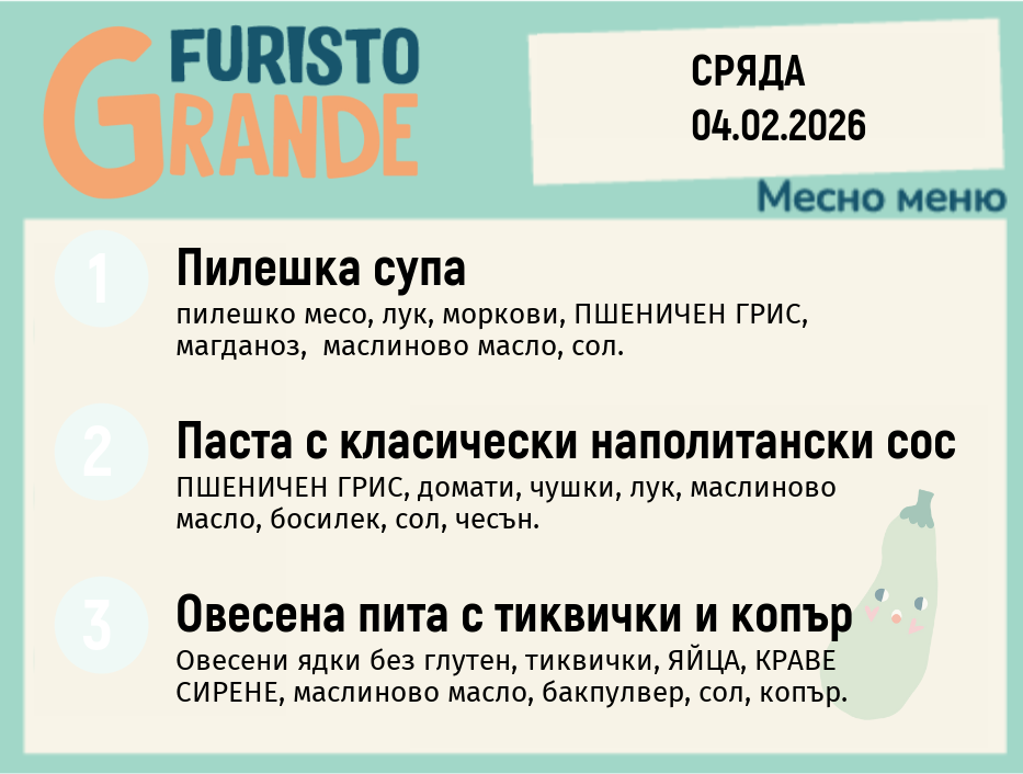 Меню 04.02 месно 300гр. 