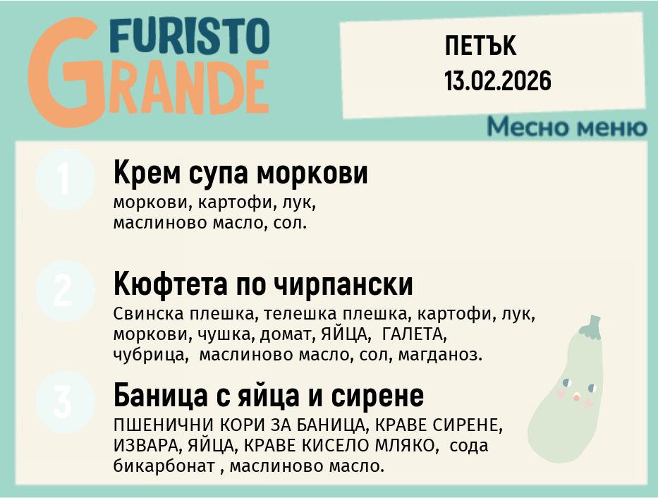 Меню 13.02 месно 300гр.