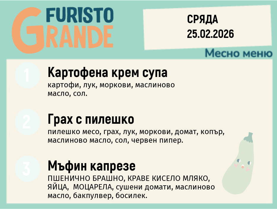 Меню 25.02 месно 300гр. 