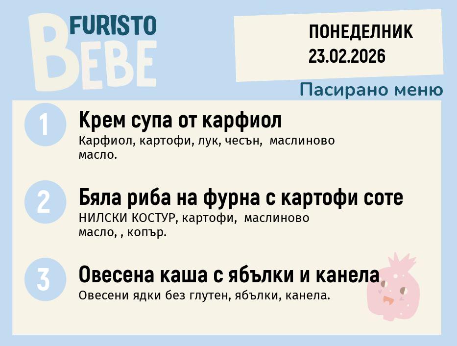 Меню 23.02 Bebe 200гр.