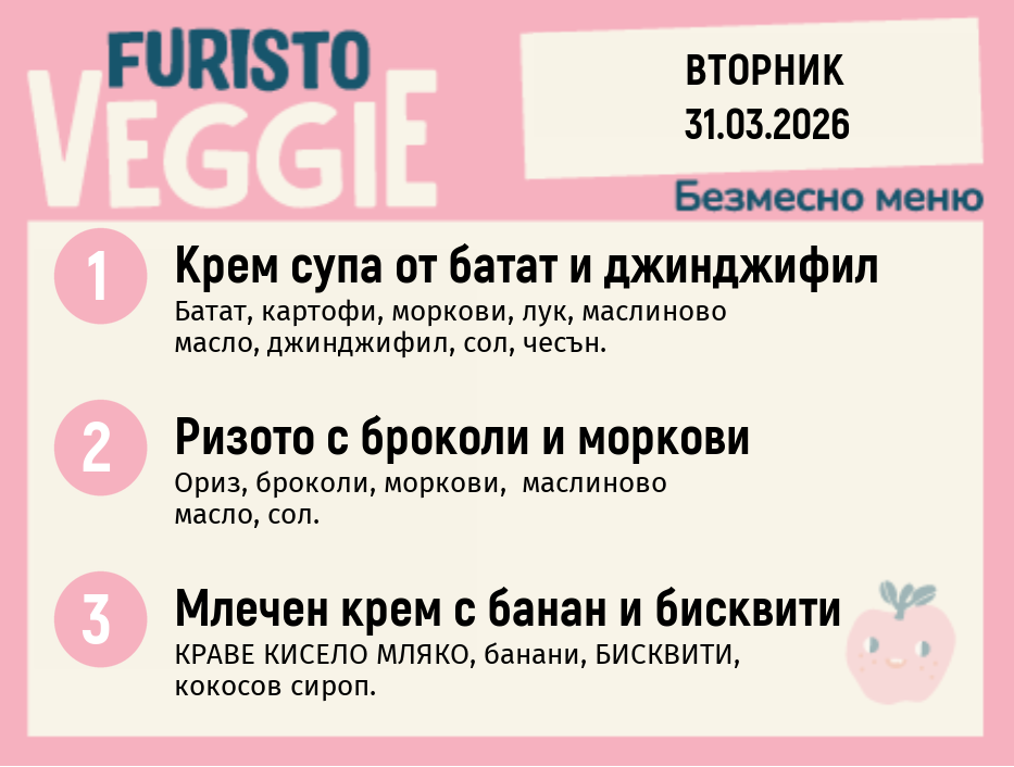 Меню 31.03 безмесно 200гр.