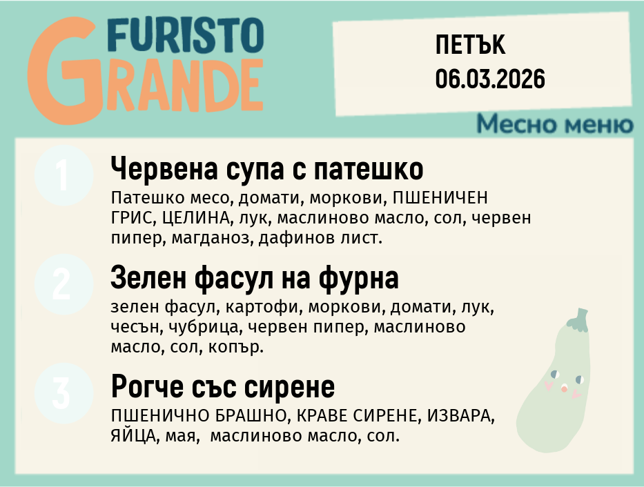 Меню 06.03 месно  300гр.