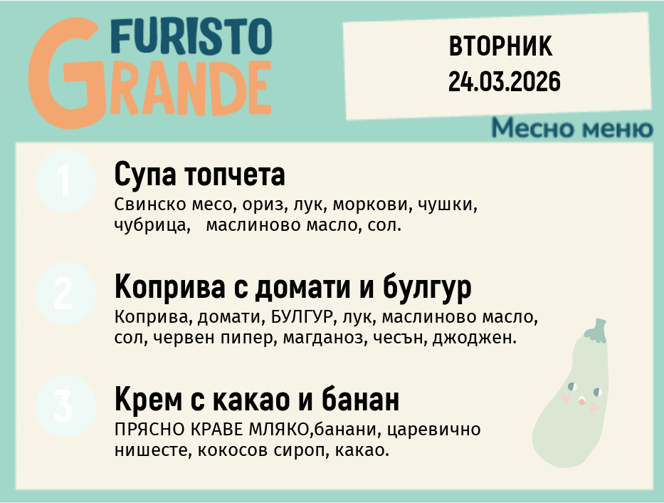 Меню 24.03 месно 300гр.