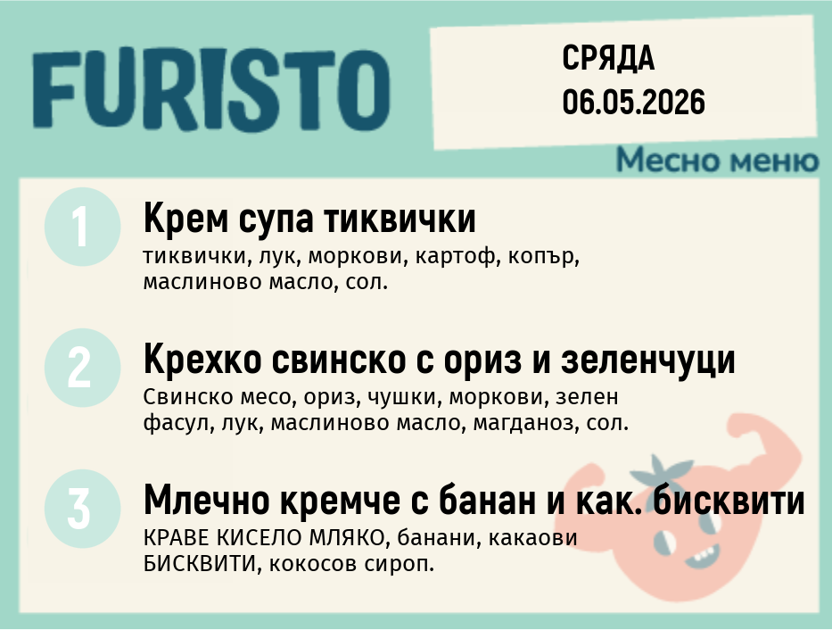 Меню 06.05 месно 200гр. 