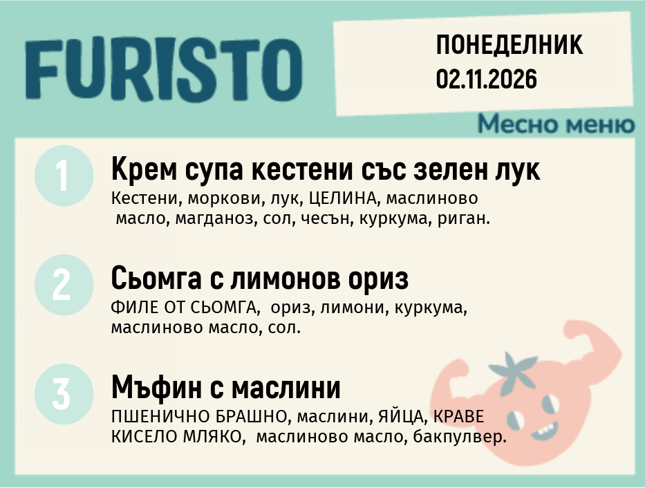 Меню 02.11 месно 200гр.