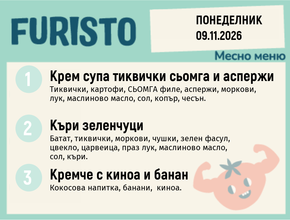Меню 09.11 месно 200гр.
