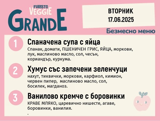 [DY.05.25.5299] Меню 17.06 безмесно 300гр. 