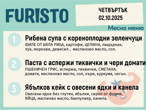 [DY.08.25.6282] Меню 02.10 месно 200гр. 