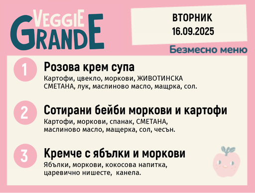 [DY.08.25.6367] Меню 16.09 безмесно 300гр.