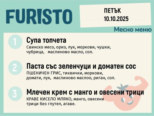 [DY.09.25.6708] Меню 10.10 месно 200гр. 