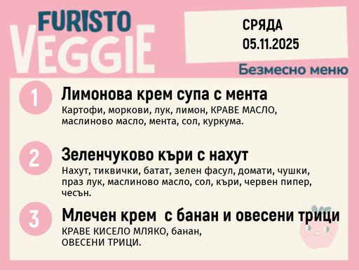 [DY.10.25.7039] Меню 05.11 безмесно 200гр. 