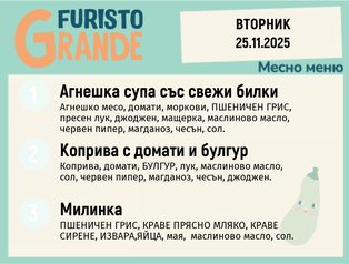 Меню 25.11 месно 300гр. 