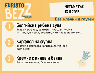 Меню без млечни и глутен  13.11  200гр.