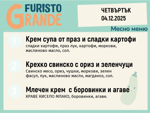 [DY.11.25.7647] Меню 04.12 месно 300гр.