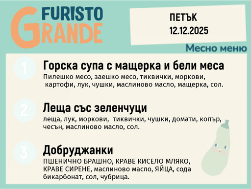 [DY.11.25.7663] Меню 12.12 месно 300гр.