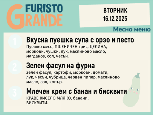 [DY.11.25.7667] Меню 16.12 месно 300гр.