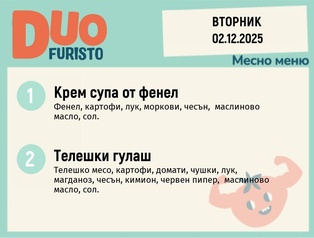 Меню 02.12 DUO 200гр.