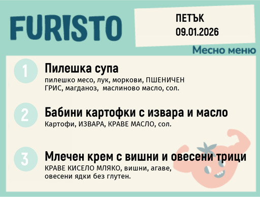 [DY.12.25.8136] Меню 09.01 месно 200гр.