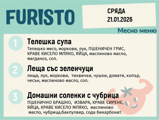 [DY.12.25.8156] Меню 21.01 месно 200гр. 