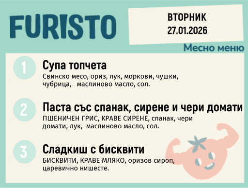 [DY.12.25.8166] Меню 27.01 месно 200гр.