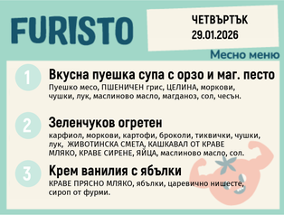 Меню 29.01 месно 200гр. 