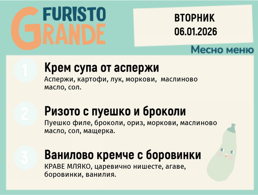 [DY.12.25.8226] Меню 06.01 месно 300гр.