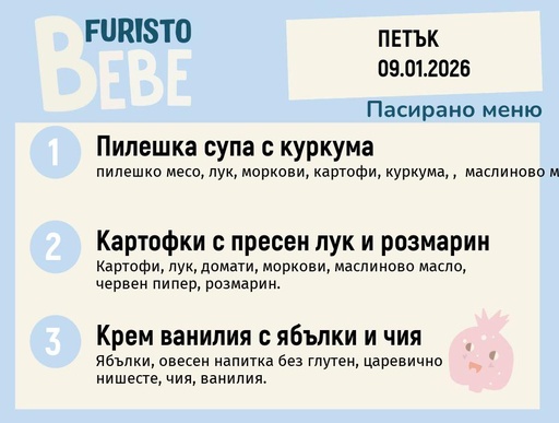 [DY.12.25.8299] Меню 09.01 Bebe 200гр.