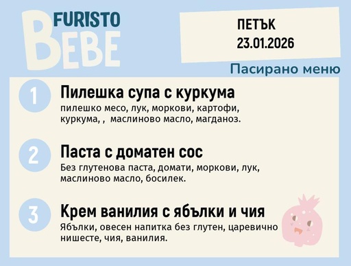 [DY.12.25.8347] Меню 23.01 Bebe 200гр.