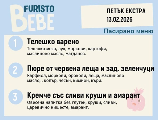 [DY.01.26.8774] Меню 13.02 Екстра Bebe 200гр.