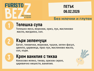 Меню без млечни и глутен 06.02  200гр.