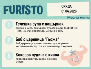 Меню 01.04 месно 200гр. 