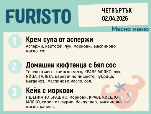 [DY.02.26.9070] Меню 02.04 месно 200гр. 