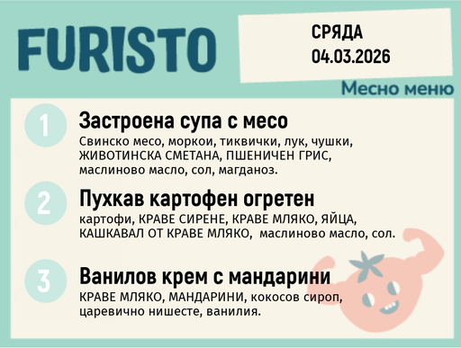 [DY.02.26.9020] Меню 04.03 месно 200гр. 