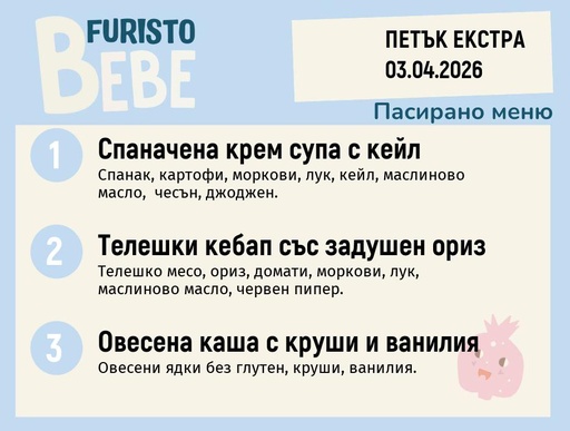 [DY.02.26.9464] Меню 03.04 Екстра Bebe 200гр. 